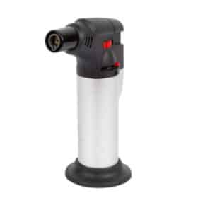 Mini Maçarico Portátil Gás Acendimento Automático Regulagem de Chamas