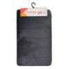 Tapete Soft para Banheiro Antiderrapante 40x60cm Preto Bering