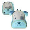 Mochila Infantil Alças Cachorro Azul Bering