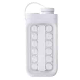 Forma Para Gelo Com 12 Esferas e Alça Para Transporte - Rosé