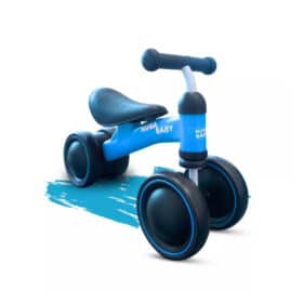 Bicicleta Infantil Bike Sem Pedal 4 Rodas - Azul
