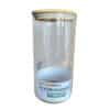 Pote de Vidro Circular Hermético Multiuso com Tampa de Bambu - 1200ML