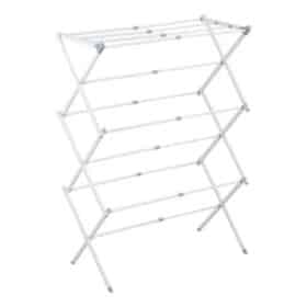 Varal Vertical Retrátil de Chão - Branco