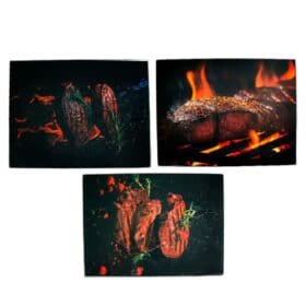 Tábua de Corte de Vidro Temperado 35x25cm