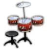 Bateria Musical Com Banquinho Infantil