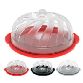 Boleira Tampa Gourmet Cozinha Elegante Vermelha Bering