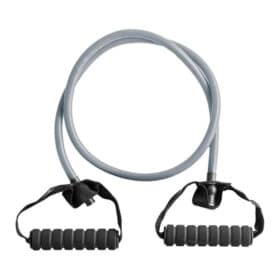 Elástico Extensor Para Braços e Pernas Intensidade Média - Cinza