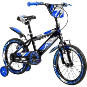 Bicicleta Infantil Pro Aventura Aro 16 Com Rodinhas - Azul