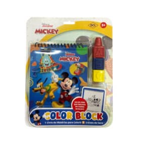 Livro Mickey para Colorir com Gizes de Cera Bering