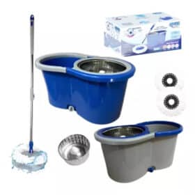 Mop Balde Esfregão Giratório Com Alça Sortido