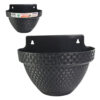 Vaso de Parede Meia Lua Rattan 3 Litros Preto Bering