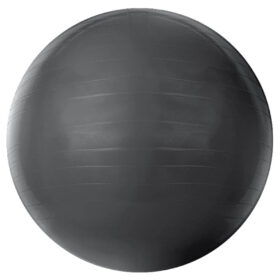 Bola de Ginástica Para Pilates Com Bombar de Ar - Cinza