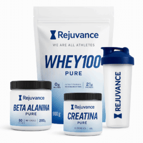 Kit Creatina + Whey + Beta Alanina