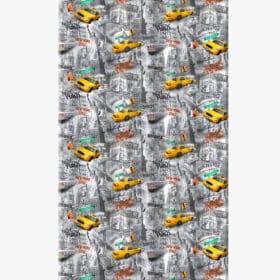 Cortina Box Estampada NY Com Ganchos 1 Un Bering