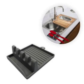 Descanso Suporte Talheres Colher Bancada Cozinha 1 Un Bering