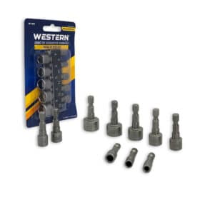 Jogo Soquete Canhão 10 Peças Parafusadeira Bering